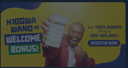 Betika 100% Bonus of up to UGX 300,000/-